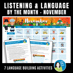 NOVEMBER  LISTENING  VOCABULARY COMPREHENSION