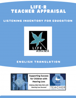 LIFE-R Teacher Appraisal