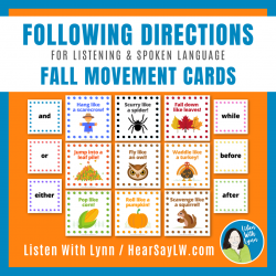 FALL HALLOWEEN Active Listening Direction Activity