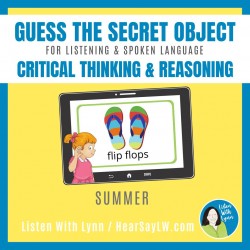 SUMMER Guess The Secret Object - Critical Thinking & Reasoning