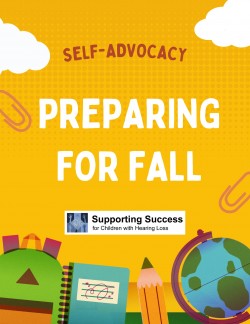 Self-Advocacy - Preparing for Fall