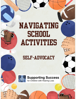 Self-Advocacy - Navigating School Activities