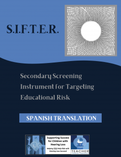 Secondary SIFTER - Screening Instrument For Targeting Educational Risk - Spanish Translation